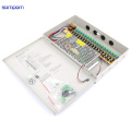 Hot Sale AC DC Aluminum Power Supply Box 120W 18CH CCTV Camera Accessories 12V 10A